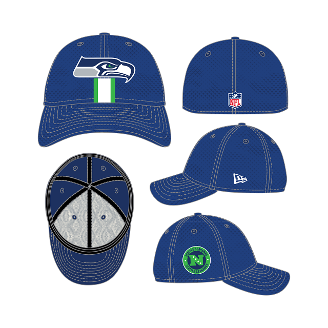 Men s Seattle Seahawks New Era Sideline Hat 2024 Pro Am Sportswear Sudbury