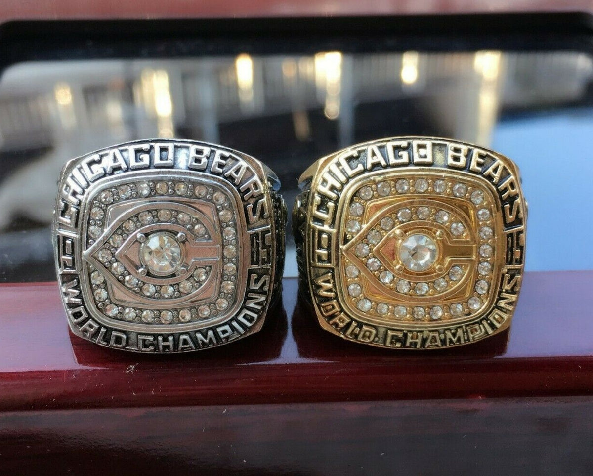 15% OFF 3pcs/set 1963 1985 2006 Chicago Bears Super Bowl Ring Replica – 4  Fan Shop