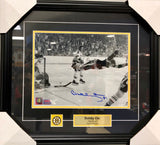 Bobby Orr Signed Boston Bruins 'The Goal' Photo