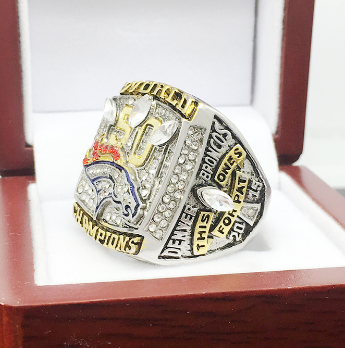 Denver Broncos 2016 Super Bowl Championship Replica Ring