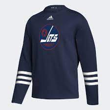 Men's Adidas Winnipeg Jets Jersey Crew Sweatshirt