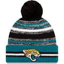 Men's New Era Jacksonville Jaguars 2021 NFL Sideline Cuffed Knit Toque