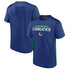 Men's Vancouver Canucks Fanatics Branded Authentic Pro Short Sleeve Tech T-Shirt