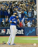 Jose Bautista Signed Toronto Blue Jays RARE 'Bat Flip' 16x20 Frame