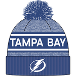 Men's Tampa Bay Lightning  Authentic Pro Rink Heathered Cuffed Pom Knit