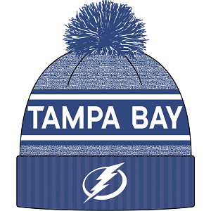 Tampa Bay Lightning Punch Out Pom Knit Hat - Supporters Place