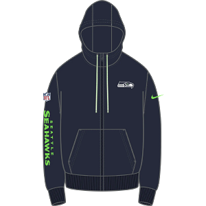 Men's Nike Seattle Seahawks Team Issue Club Hoodie