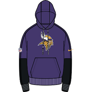 Men's Nike Minnesota Vikings Team Issue Club Hoodie