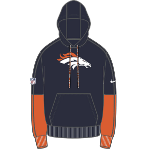 Men's Nike Denver Broncos Team Issue Club Hoodie