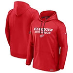 Men's Detroit Red Wings Fanatics Authentic Pro Rink Poly Fleece Hoodie