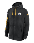 Men's Nike Pittsburgh Steelers Sideline Team Issue Zip Hoodie
