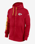 Men's Nike Kansas City Chiefs Sideline Team Issue Zip Hoodie