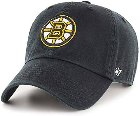 Adult Boston Bruins Clean Up Adjustable Hat