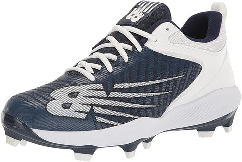 New Balance FuelCell 4040 v6 Adult Molded Cleats - Navy/White