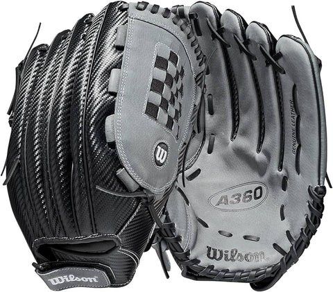 Wilson A360 Grey/Black Baseball Glove