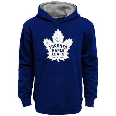 Youth Toronto Maple Leafs Blue Primary Logo Pullover Hoodie