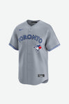 Men’s Nike Toronto Blue Jays Grey Road Limited Jersey