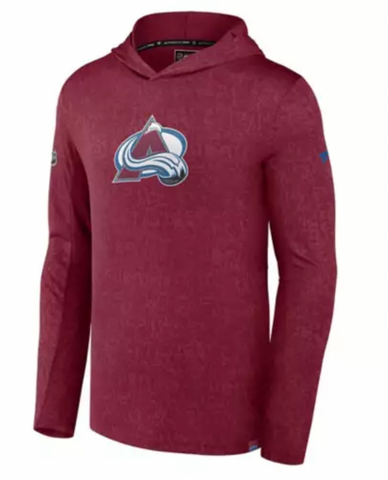 Men's Colorado Avalanche Locker Room Hooded Long Sleeve