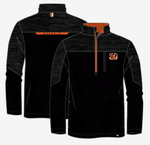 Men's Cincinatti Bengals Defender 1/4 Zip