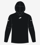 Men's Philadelphia Eagles Sideline Performance Hooded Long Sleeve