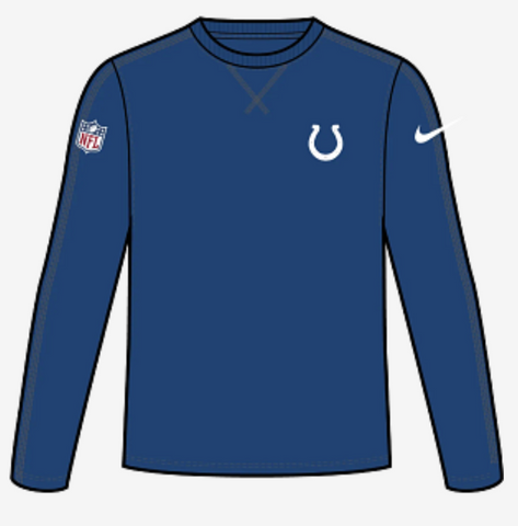Men's Indianapolis Colts Long Sleeve Crew Neck