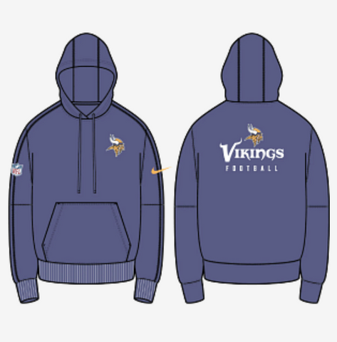 Men's Minnesota Vikings Club Fleece Hoodie