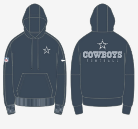 Dallas Cowboys Recender Wave T-Shirt - Charcoal - New Star