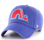 Adult NHL Quebec Nordiques Clean Up Adjustable Hat