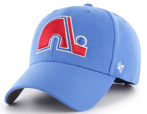 Adult NHL Quebec Nordiques MVP Clean Up Adjustable Hat