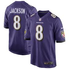 Men's Nike Baltimore Ravens Lamar Jackson Limited Jersey - Purple