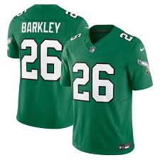 Men's Nike Philadelphia Eagles Saquon Barkley Limited Jersey - Kelly Green