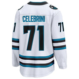 Men's Fanatics San Jose Sharks Macklin Celebrini Premium Jersey