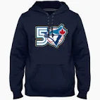 Men's Toronto Blue Jays MLB Express Twill 50th Anniversary Logo Hoodie
