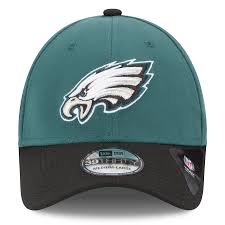 Men's Philadelphia Eagles New Era 39THIRTY Team Classic Flex Hat - Midnight Green/Black