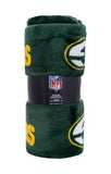 NFL Coral Fleece Travel Throw Blanket with Team Logos | 150cm x 120cm (59" x 47") |s