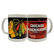 Chicago Blackhawks Sublimated Coffee Mug 11oz