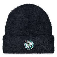 Men's  Boston Celtics Black Cuffed Knit Hat