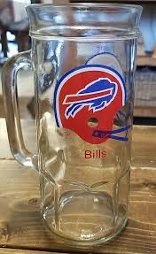 Buffalo Bills Glass Stein 15 oz