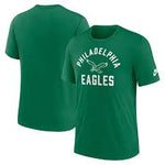 Men's Nike Kelly Green Philadelphia Eagles Favorable Timeline Tri-Blend T-Shirt