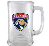 Florida Panthers - 15oz. Glass Beer Stein