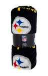 NFL Coral Fleece Travel Throw Blanket with Team Logos | 150cm x 120cm (59" x 47") |s