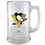 Pittsburgh Penguins Glass Stein 15oz