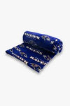 NFL Coral Fleece Travel Throw Blanket with Team Logos | 150cm x 120cm (59" x 47") |s