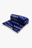 NFL Coral Fleece Travel Throw Blanket with Team Logos | 150cm x 120cm (59" x 47") |s