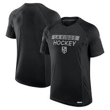 Men's Los Angeles Kings Black Authentic Rink Tech T-Shirt