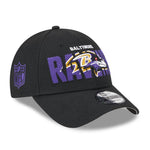 Men's New Era Baltimore Ravens Adjustable Draft Hat