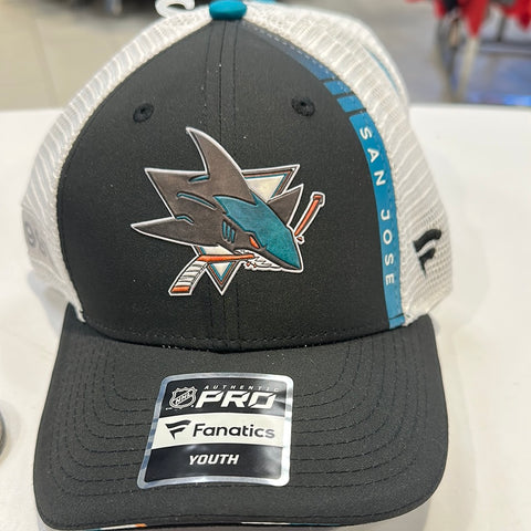 Youth San Jose Sharks 2022 Draft Hat Adjustable