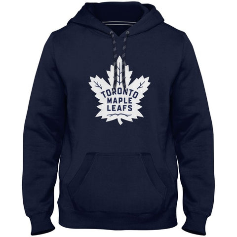 Men's Toronto Maple Leafs Twill Logo Hoodie - Navy