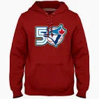 Men's Toronto Blue Jays MLB Express Twill 50th Anniversary Logo Hoodie