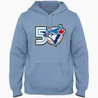 Men's Toronto Blue Jays MLB Express Twill 50th Anniversary Logo Hoodie